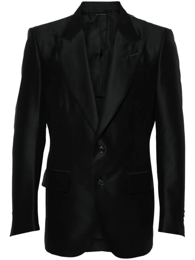 TOM FORD single-breasted blazer - Black Cover