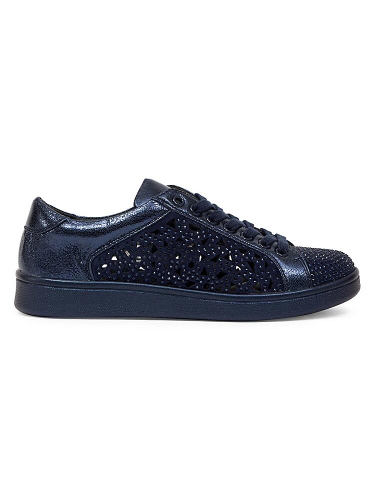 Lady Couture Women's Paris Embellished Sneakers - Navy Cover