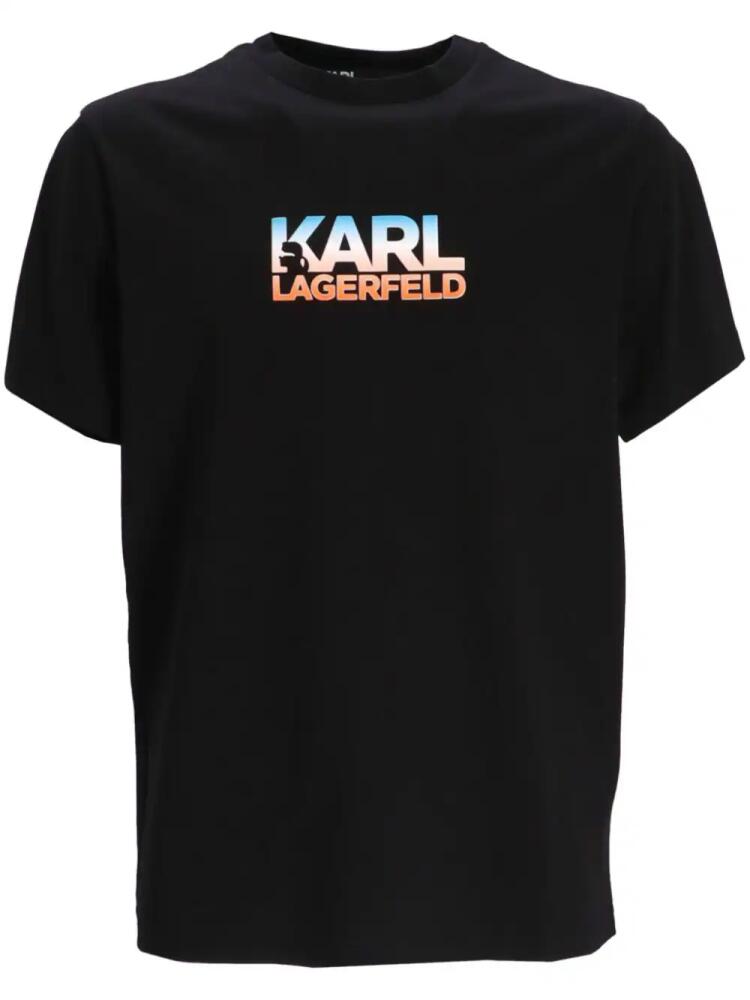 Karl Lagerfeld logo-print T-shirt - Black Cover