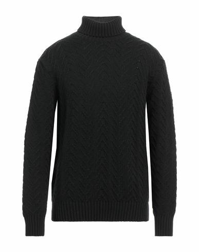 Circolo 1901 Man Turtleneck Black Wool Cover