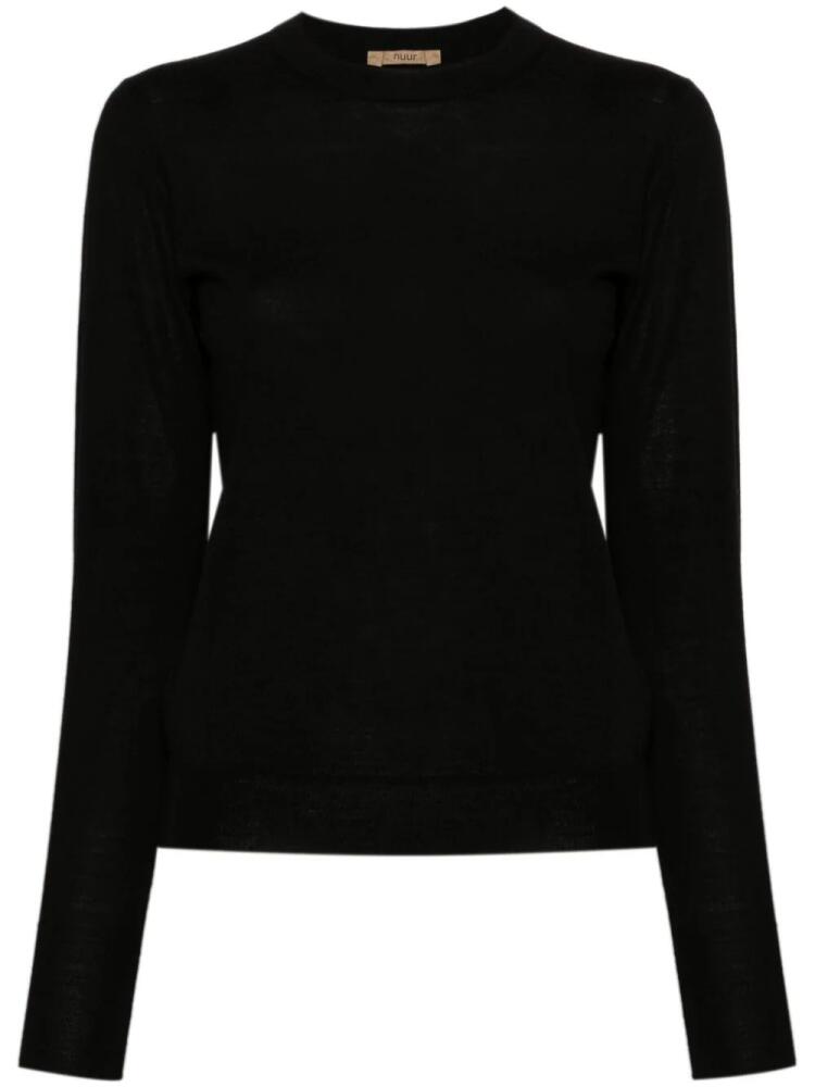 Nuur merino-wool sweater - Black Cover