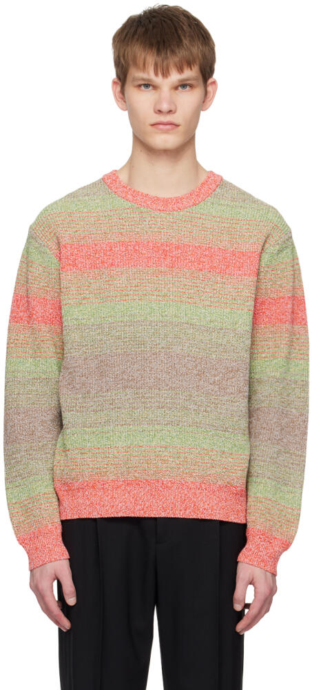 Solid Homme Multicolor Striped Sweater Cover