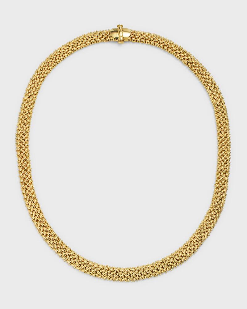 Piazza Italia by Alberto Milani 18K Yellow Gold Via Ornato Chicco Chain Necklace, 7mm Cover