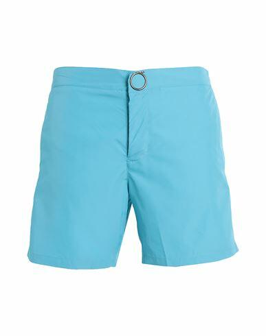 Trussardi Man Swim trunks Sky blue Polyester Cover