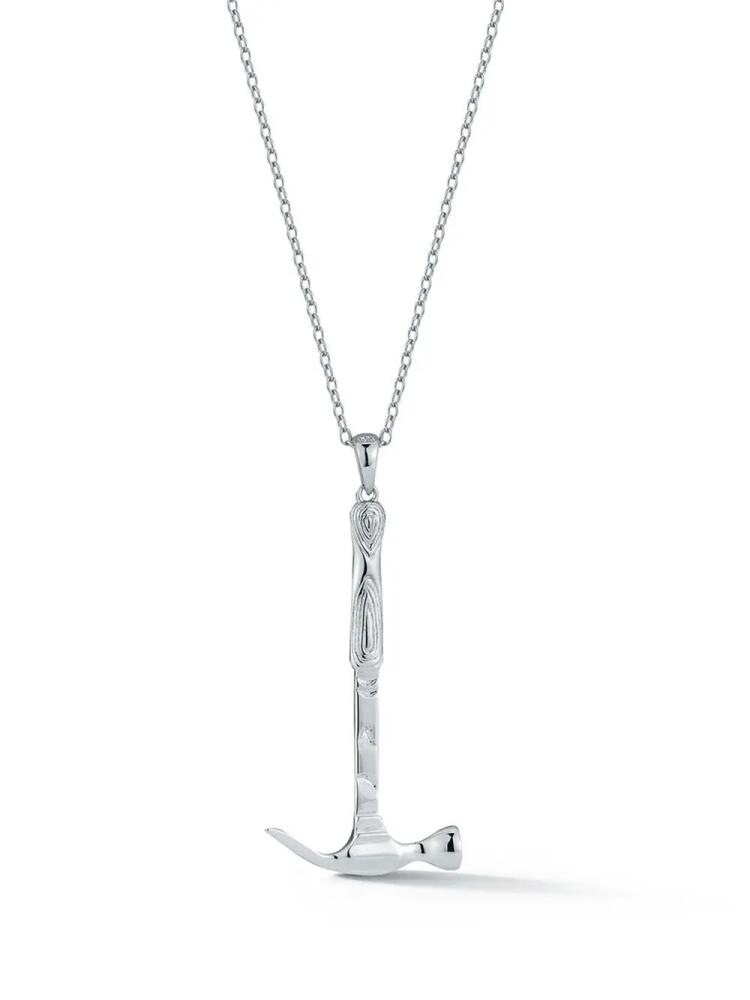 Mateo hammer pendant necklace - Silver Cover