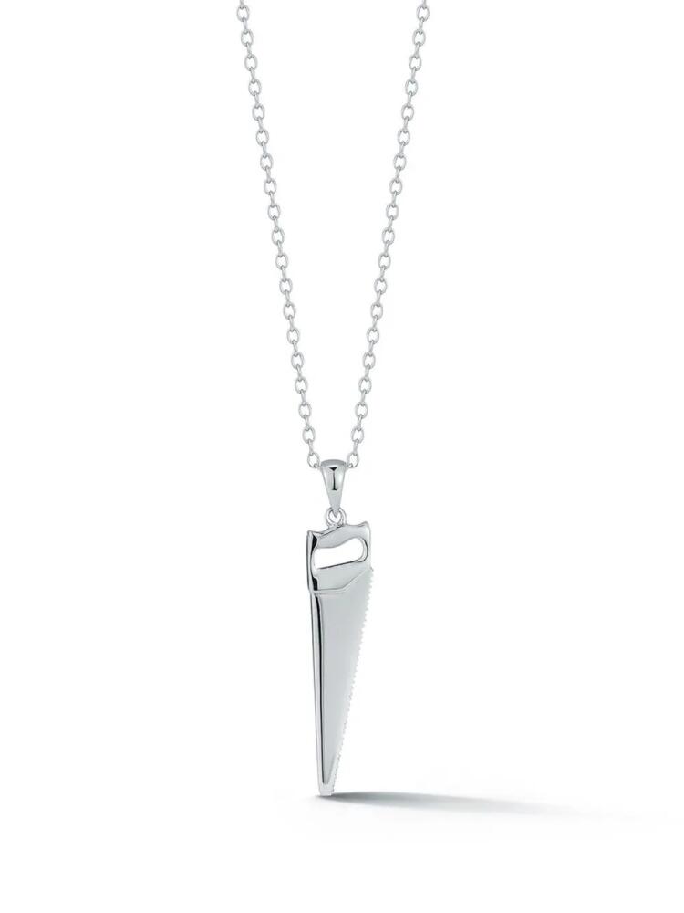 Mateo saw pendant necklace - Silver Cover