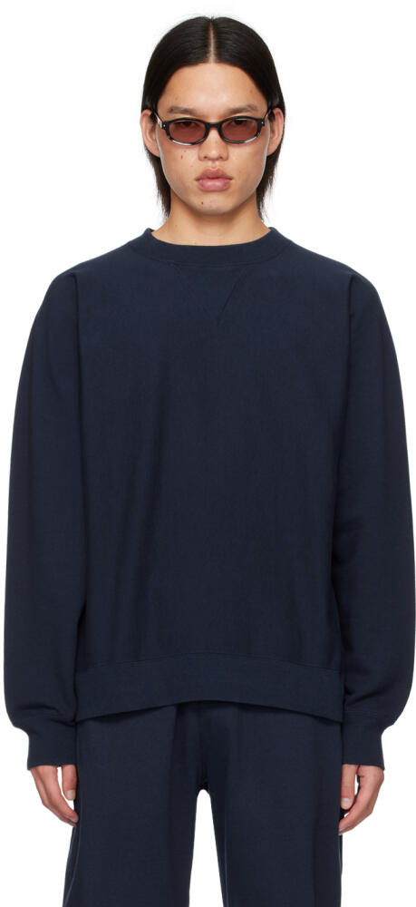 nanamica Navy KODENSHI Sweatshirt Cover