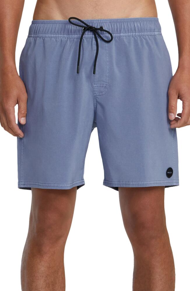 RVCA Pigment Swim Trunks in Blue Tide Cover