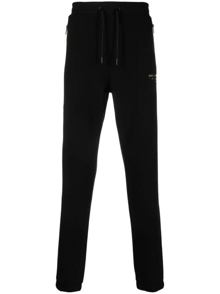 Karl Lagerfeld logo-print jersey track pants - Black Cover