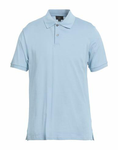 Dunhill Man Polo shirt Sky blue Cotton Cover