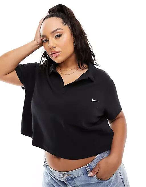 Nike Essential Plus polo in black Cover