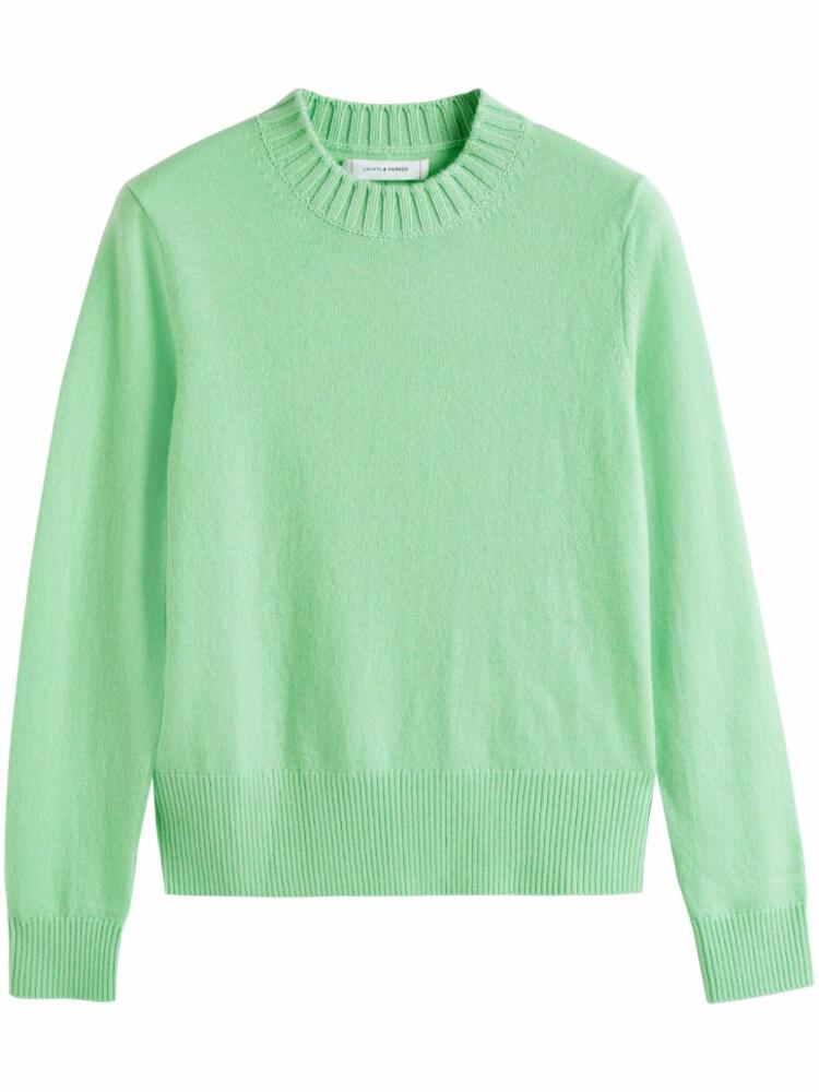 Chinti & Parker crew-neck cropped jumper - Green Cover