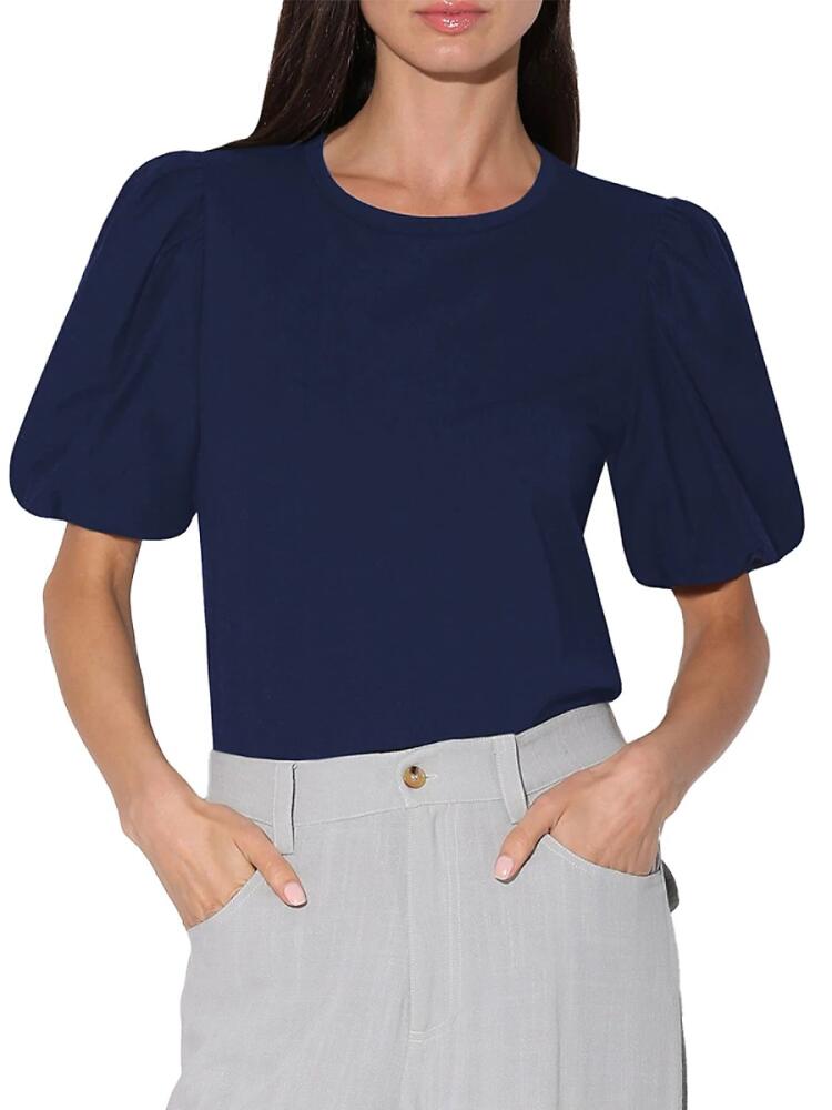 Walter Baker Women's Harley Puff Sleeve Top - Navy Cover