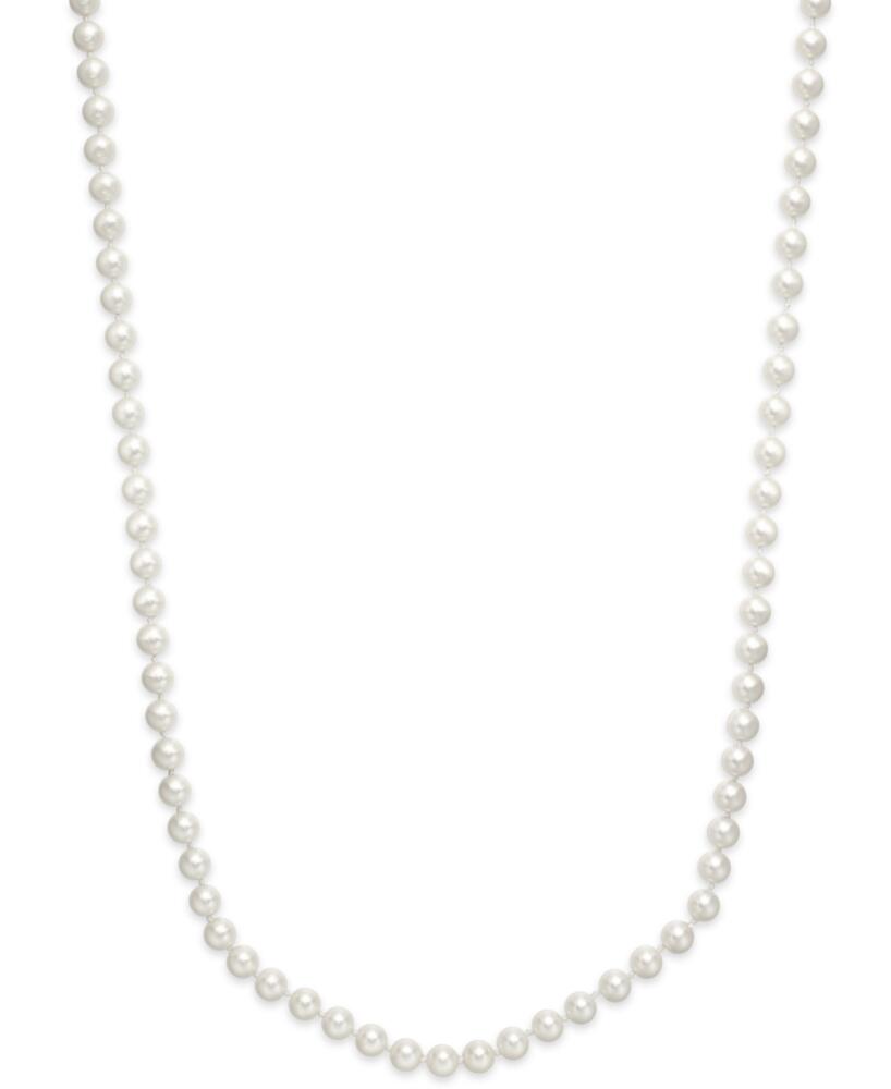 Charter Club Imitation Pearl 72" Long Strand Necklace, Created for Macy's - White Cover