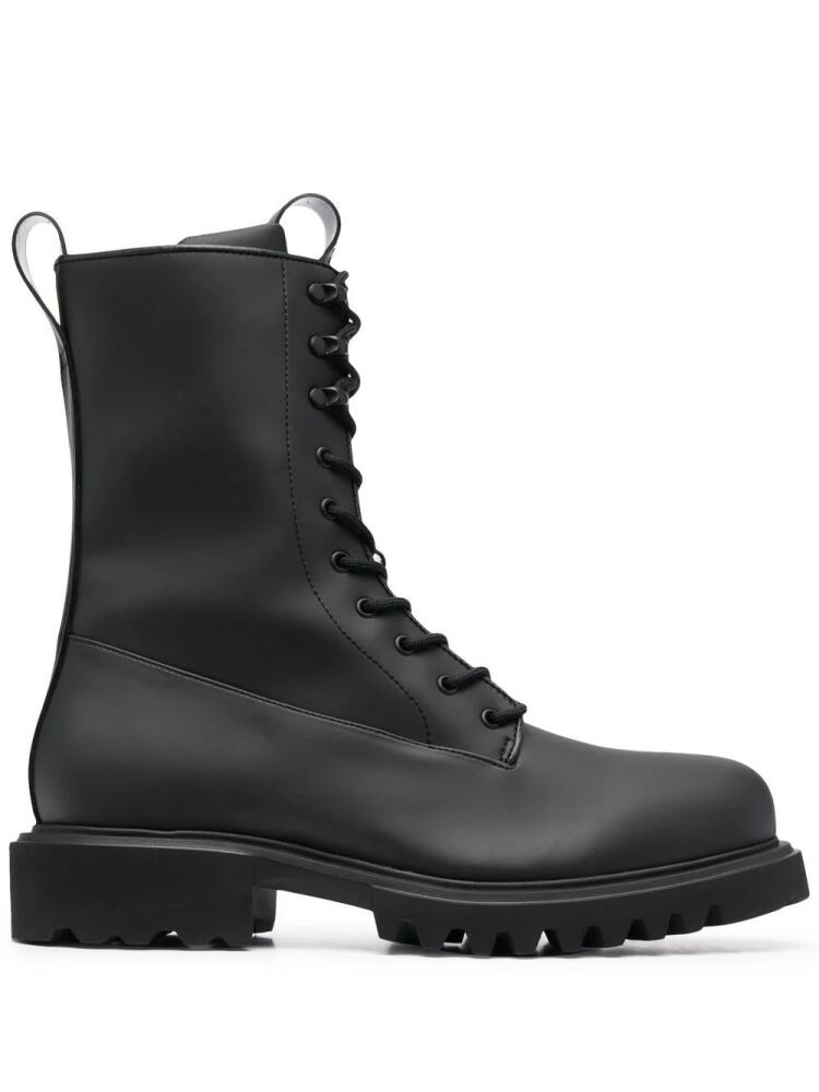 Rains Show lace-up combat boots - Black Cover