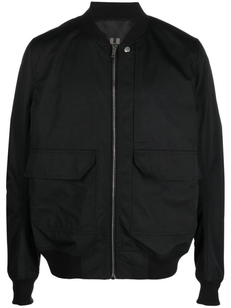 Rick Owens DRKSHDW flap pocket bomber jacket - Black Cover