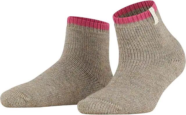 Falke Cosy Plush Short Socks (Nut Melange) Women's Low Cut Socks Shoes Cover