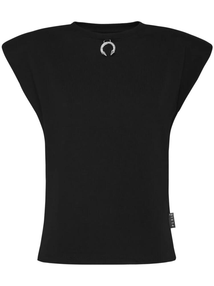 Philipp Plein ring-embellished padded tank top - Black Cover