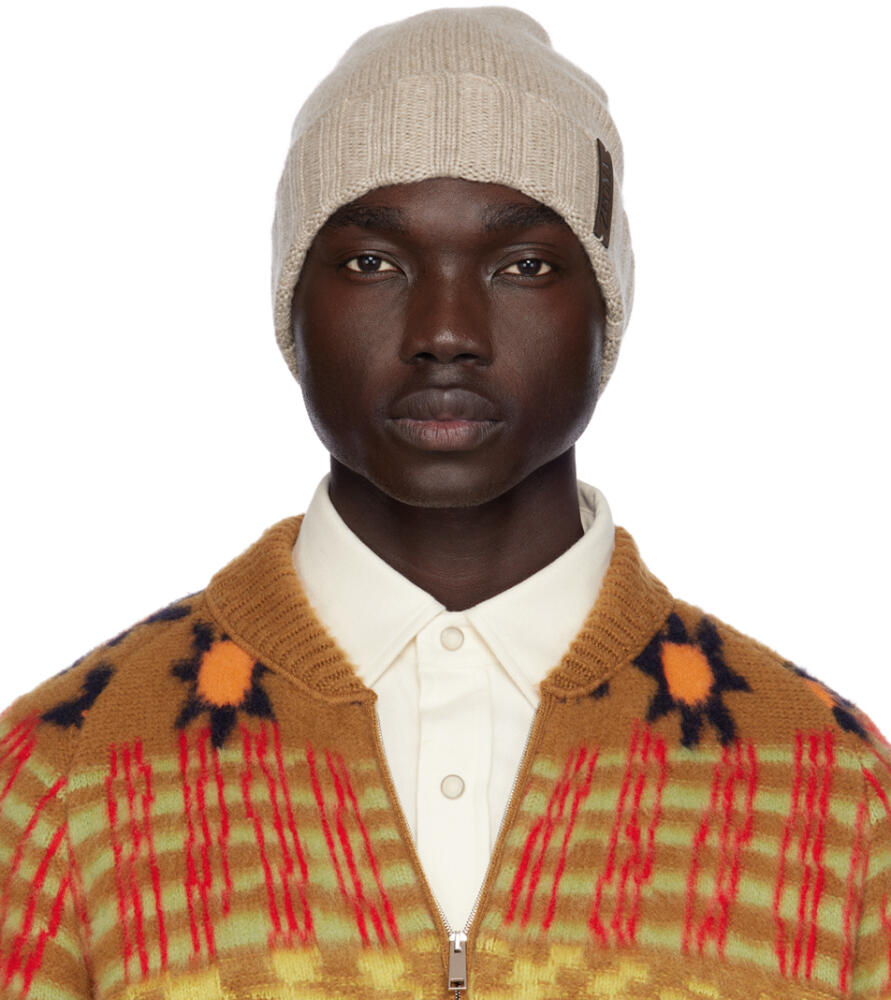 ZEGNA Beige Oasi Beanie Cover