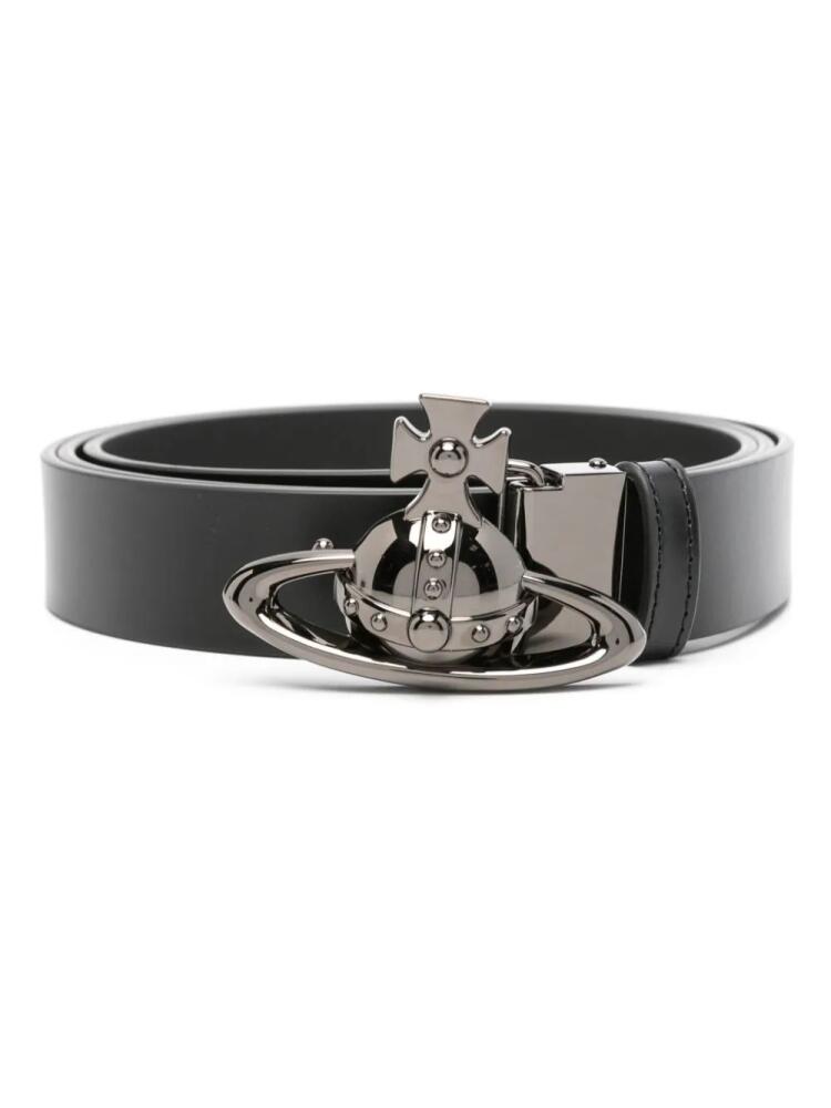 Vivienne Westwood Orb Buckle belt - Black Cover