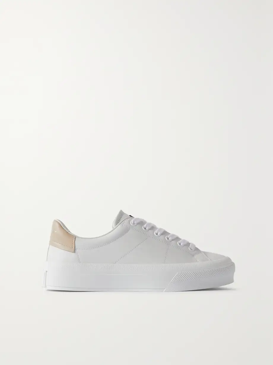 Givenchy - City Sport Leather Sneakers - White Cover