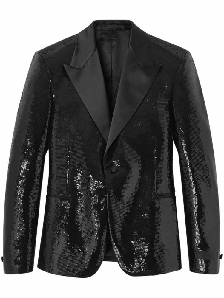 Versace embellished single-breasted blazer - Black Cover