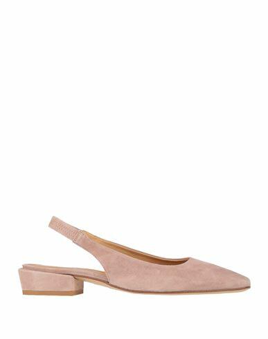 Pomme D'or Woman Ballet flats Pastel pink Leather Cover