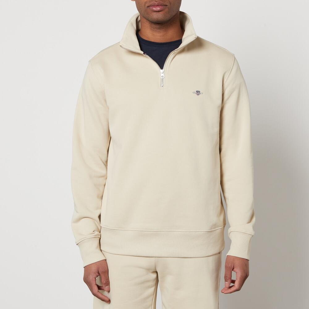 GANT Shield Half Zip Cotton-Blend Sweatshirt Cover