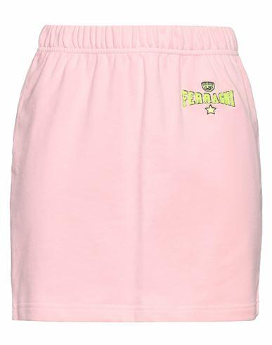 Chiara Ferragni Woman Mini skirt Pink Cotton Cover