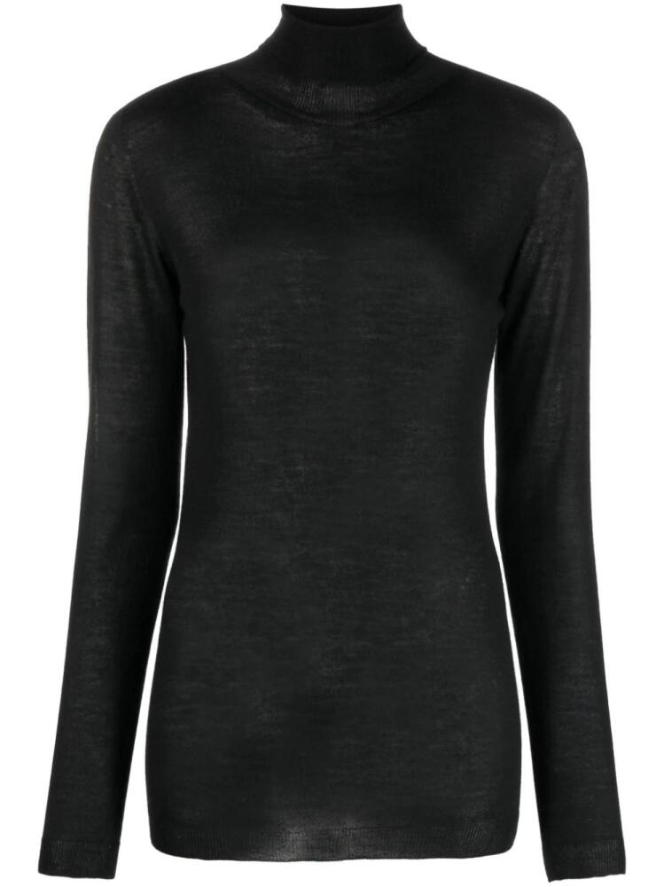 Fabiana Filippi roll-neck cashmere-silk jumper - Black Cover