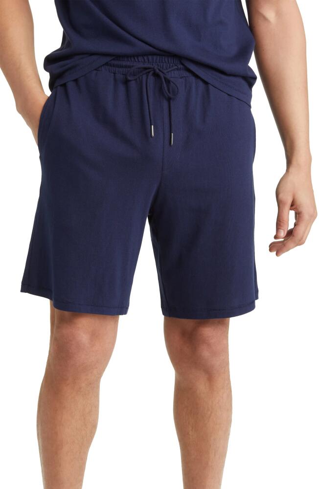 Nordstrom Organic Cotton & Tencel® Modal Lounge Shorts in Navy Peacoat Cover