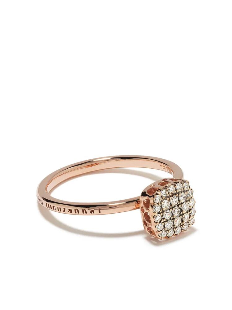 Selim Mouzannar 18kt rose gold diamond Beirut ring - Pink Cover