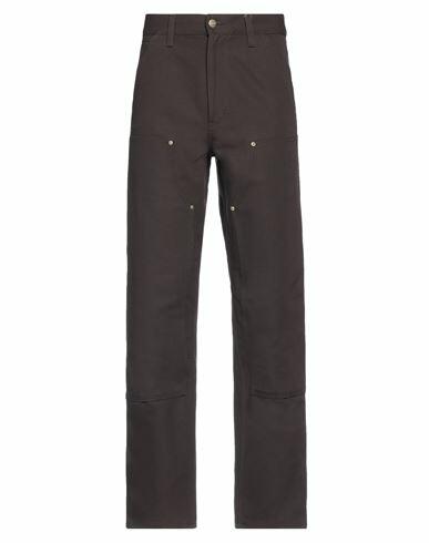 Carhartt Man Pants Brown Organic cotton Cover