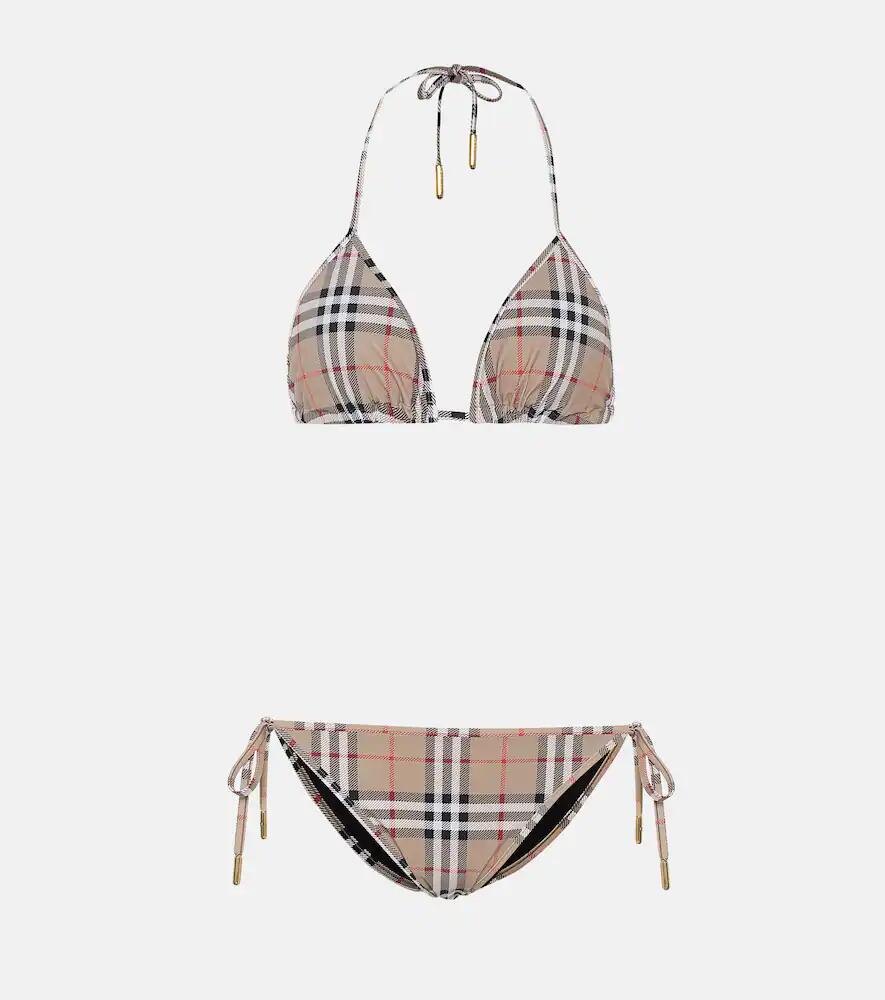 Burberry Vintage Check triangle bikini Cover