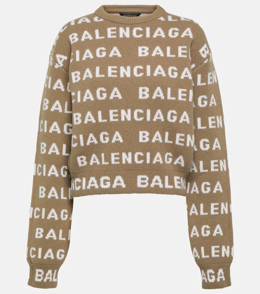 Balenciaga Logo wool sweater Cover