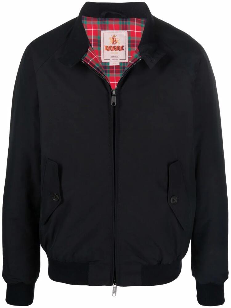 Baracuta zip-up bomber jacket - Blue Cover