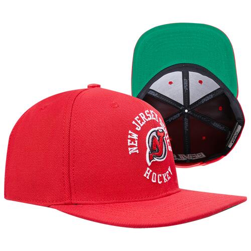 Pro Standard Devils Hybrid Snapback Cap - Mens Black Cover