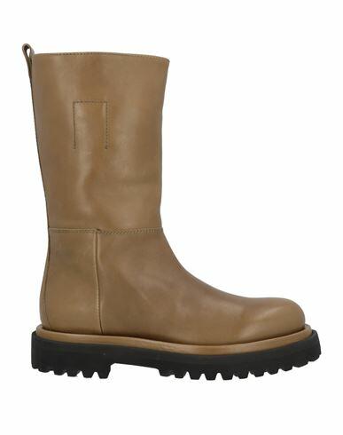 Officine Creative Italia Woman Boot Military green Soft Leather Cover