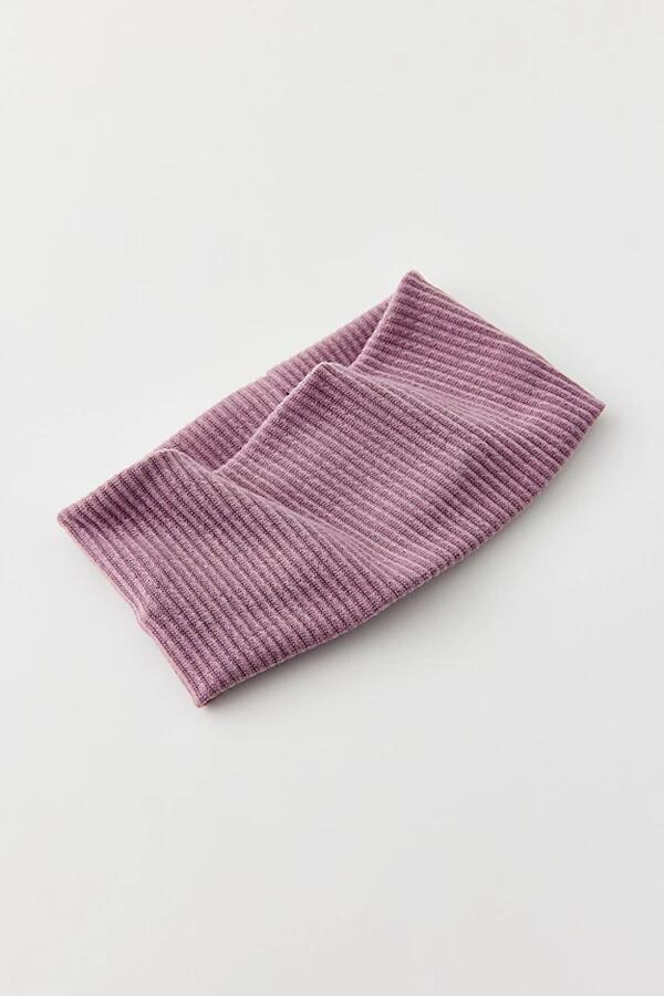 Ribbed Soft Headband in Purple Dove Cover