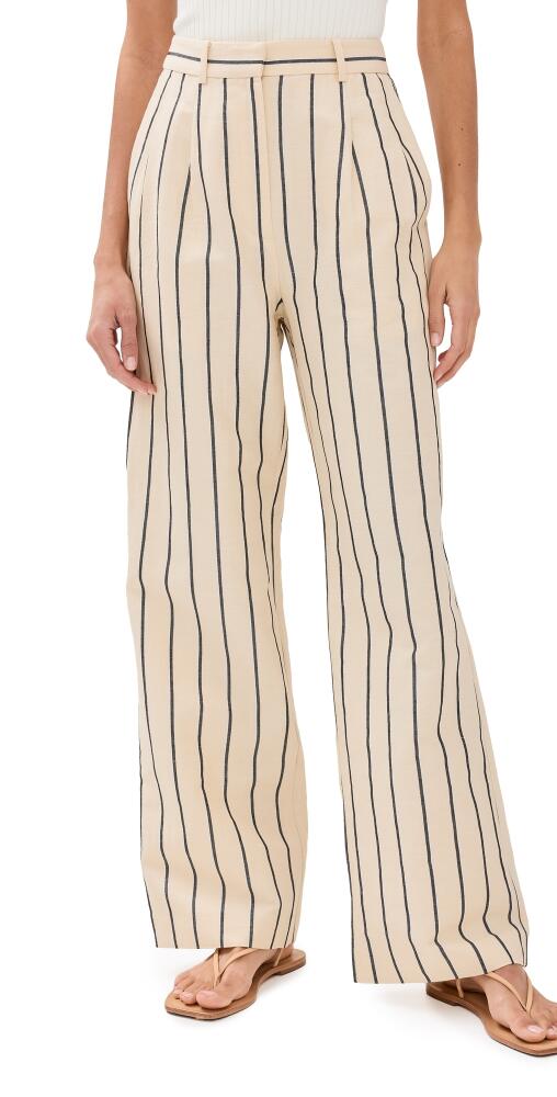 Jenni Kayne Jones Trouser Navy Stripe Cover