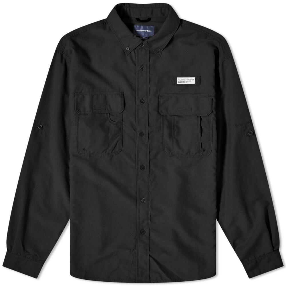 thisisneverthat Men's Fishing Shirt in Black Cover