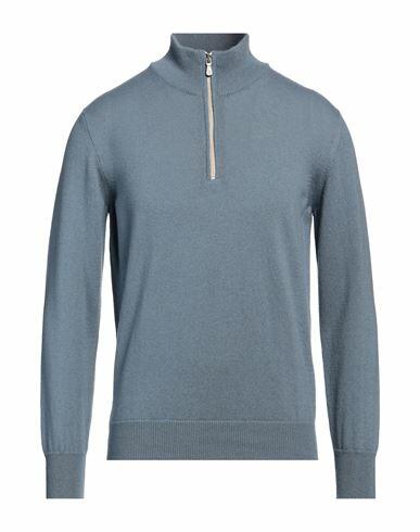 Eleventy Man Turtleneck Pastel blue Cashmere Cover