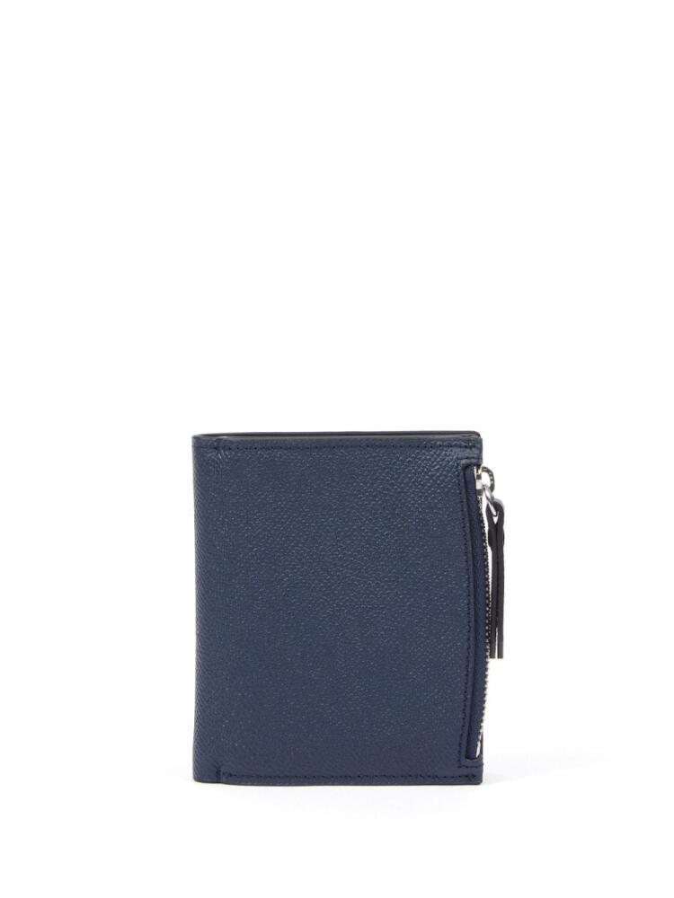 Maison Margiela four-stitch logo leather wallet - Blue Cover