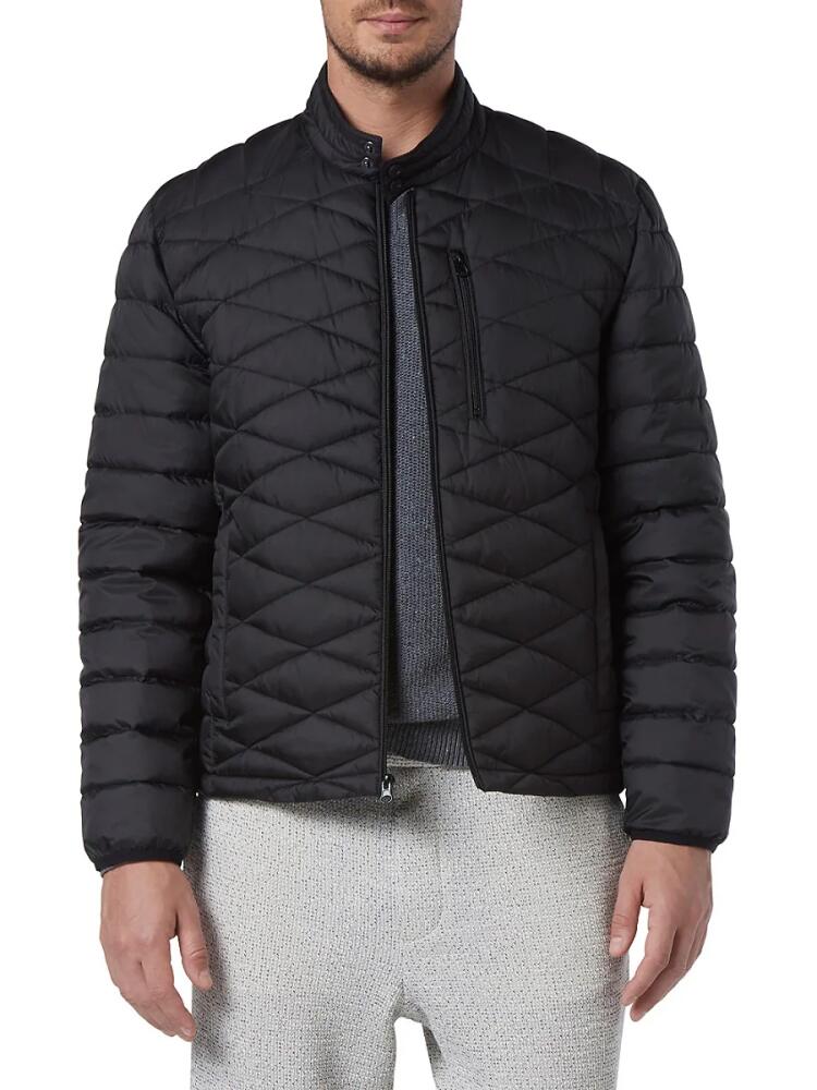 Andrew Marc Men's Hackett Packable Quilted Jacket - Black Cover