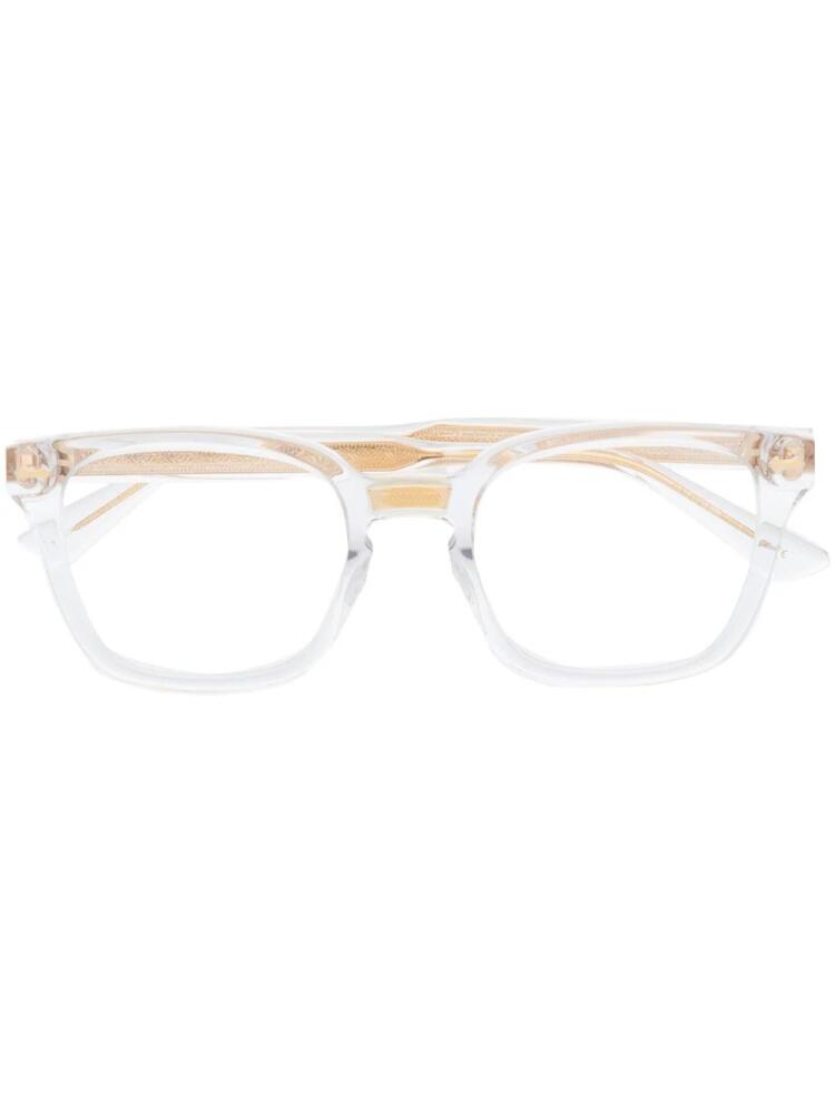 Gucci Eyewear rectangle-frame optical glasses - Gold Cover