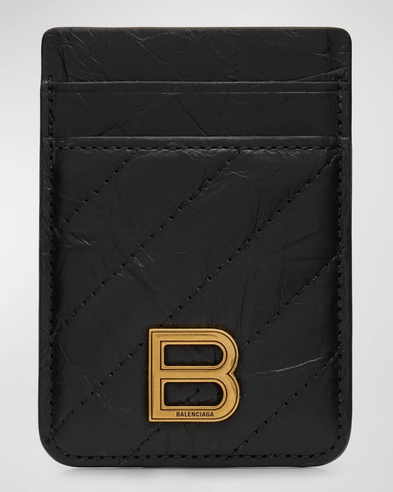 Balenciaga Crush Phone Magnetic Card Holder Cover