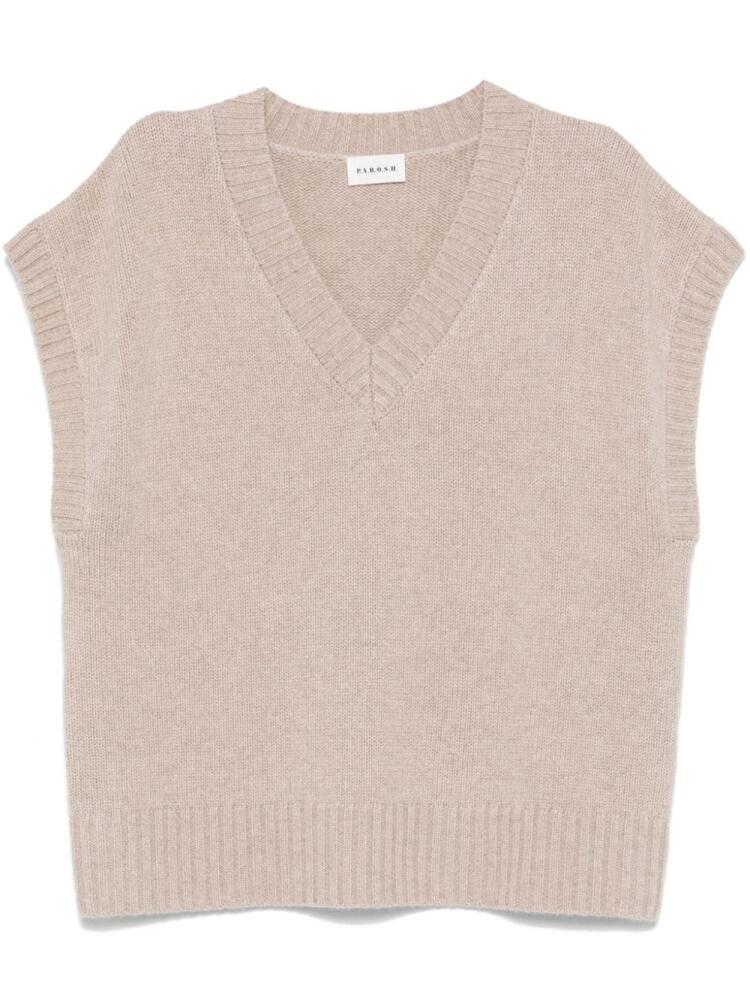 P.A.R.O.S.H. cashmere sweater - Neutrals Cover