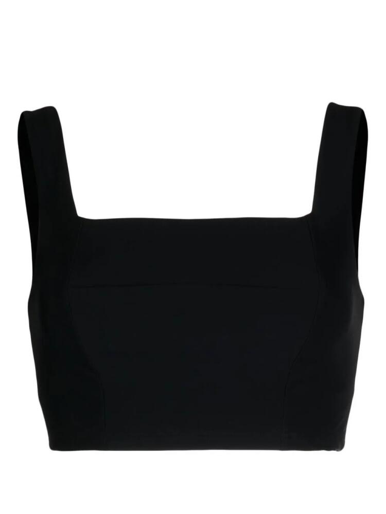 BONDI BORN Layla square-neck bikini top - Black Cover