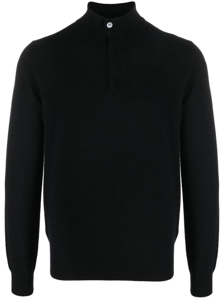 Corneliani roll neck cashmere jumper - Black Cover