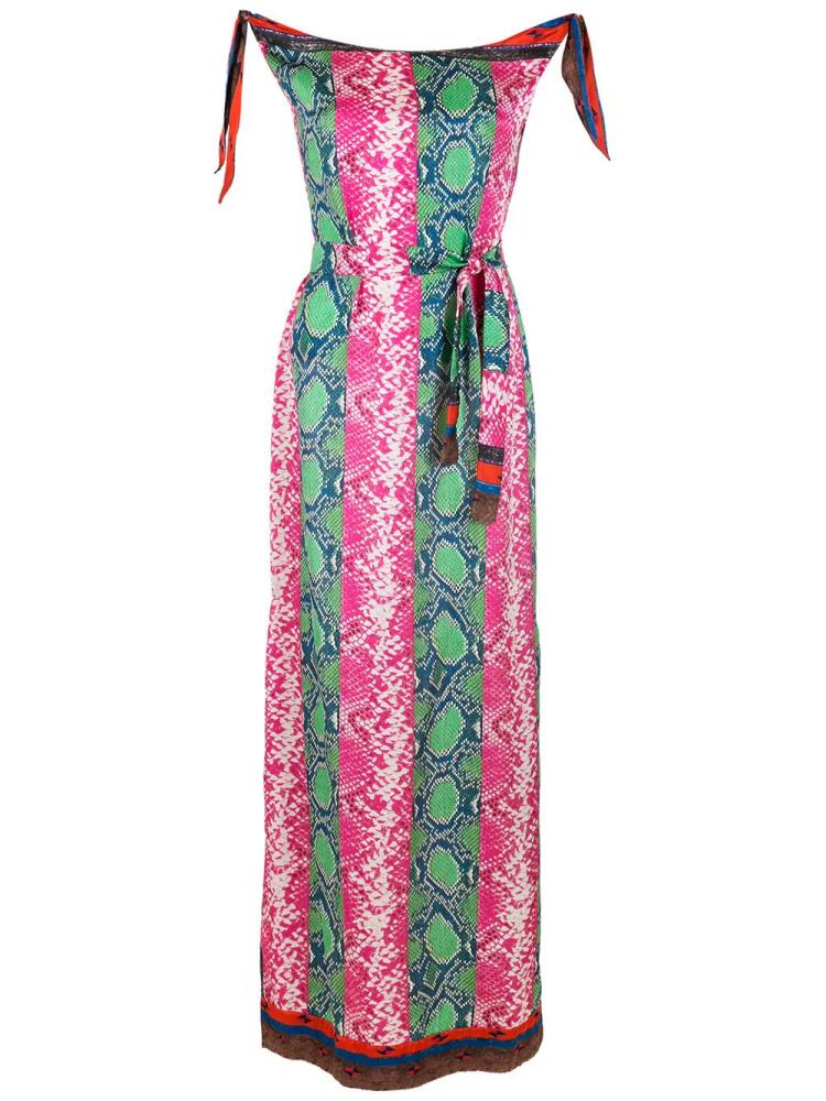 Amir Slama printed silk maxi dress - Multicolour Cover